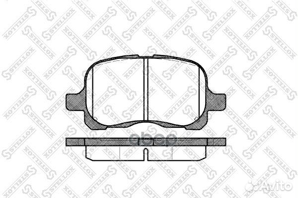663 000-SX 652 00224542 колодки дисковые п T
