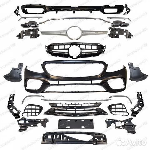 Обвес 63 S AMG Mercedes E 213 серый