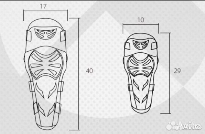 Мотозащита колени логти(наколенники+налокотники)
