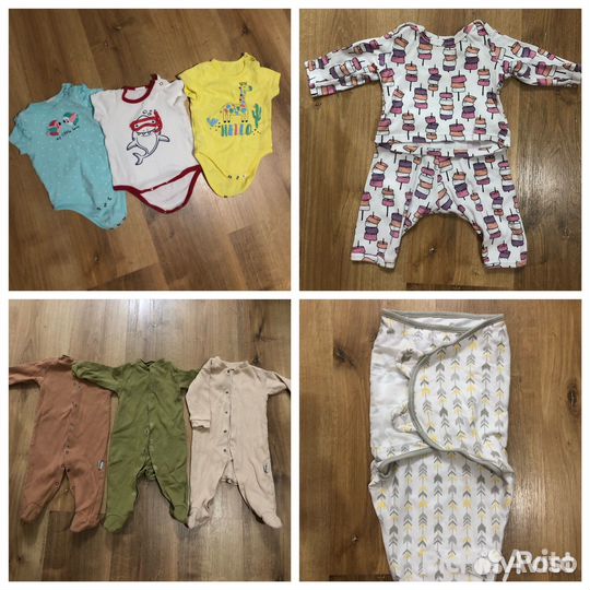 Детские вещи пакетом для девочек 56-68