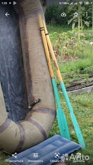 Весла для лодки 2 шт разборные