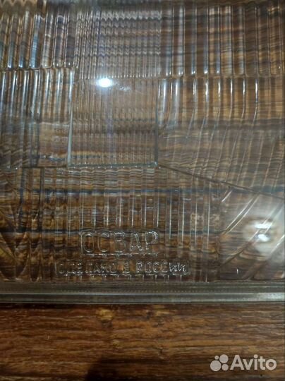 Стекло фары левое ваз 2108, 2109, 21099