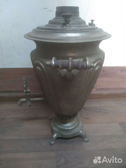 Самовар на дровах старинный