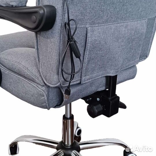 Компьютерное кресло с массажем grey m303