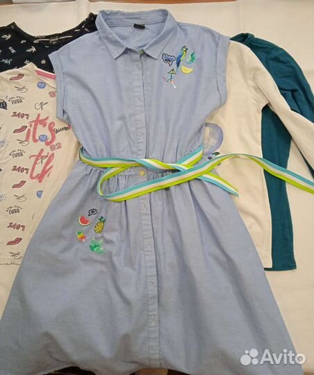 Вещи брендовые пакетом на девочку 146