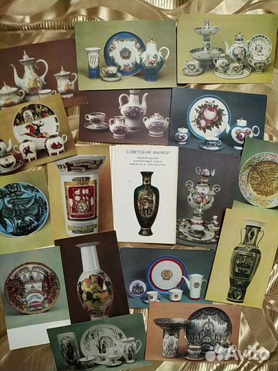 Набор открыток(ссср-1979,Фарфор.Эмаль. Кремль