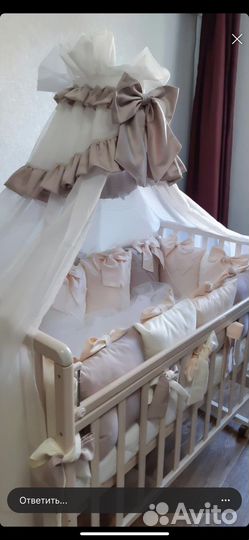 Бортики в детскую кроватку