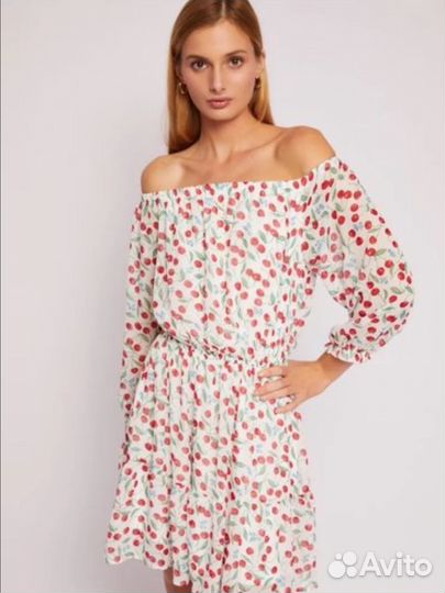 Платье в вишенку zolla размер s