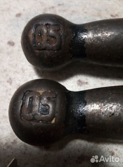 Гантели 0,5кг, эзсо, СССР