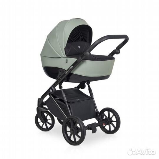 Коляска brano PRO (2в1) (Riko) 04 Lagoon (зеленый)