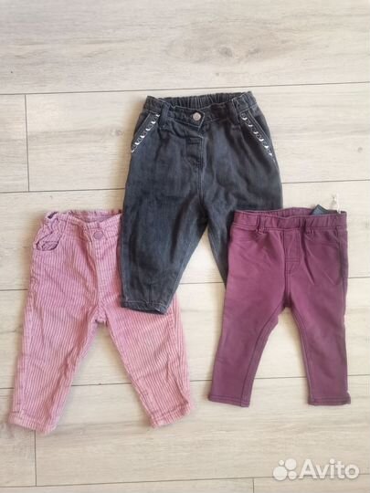 Детские вещи на девочку пакетом 80 86