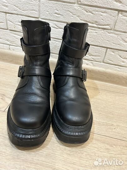 Полусапоги ботинки натуральная кожа