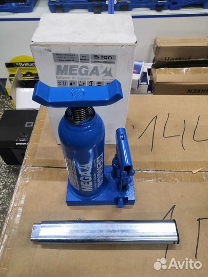 Домкрат бутылочный г/п 5000 кг mega BR5EM