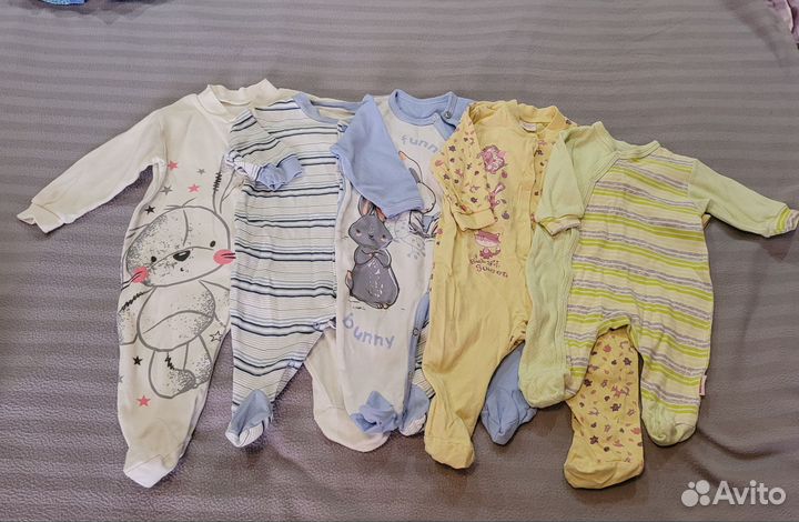 Вещи пакетом для мальчика 0+