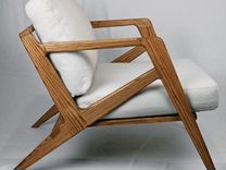 Кресло дизайнерское деревянное дубовое