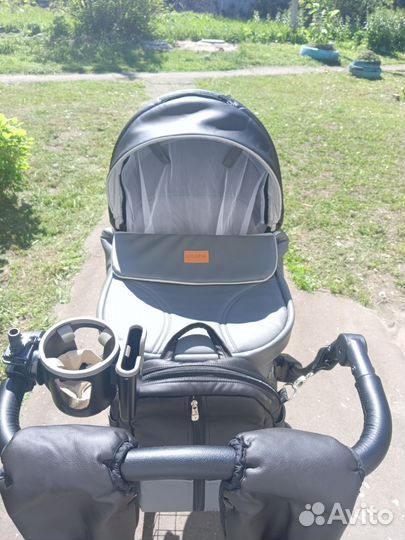 Коляска 2в1 экокожа cobabe 6300 мало б/у