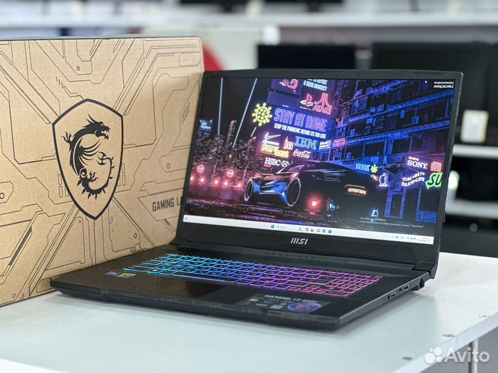 Игровой ноутбук msi rtx 4060 i7-12650h ips
