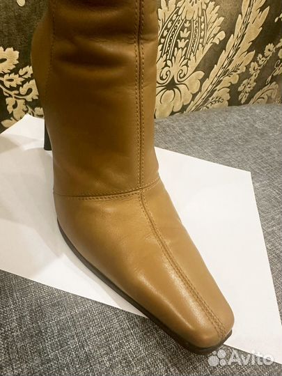Сапоги женские натуральная кожа 38