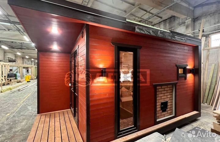 Баня каркасная быстрый монтаж