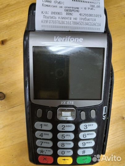 Pos терминал без проводной Verifone VX675
