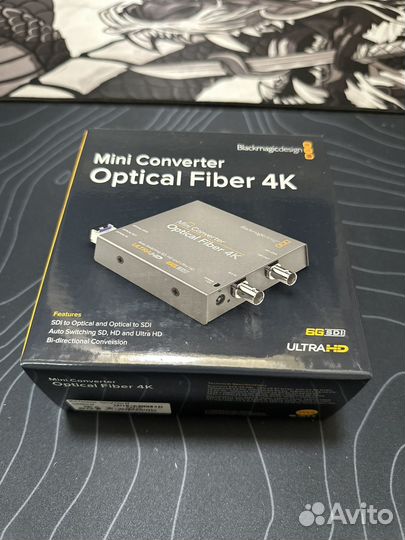 Mini Converter Optical Fiber 4K