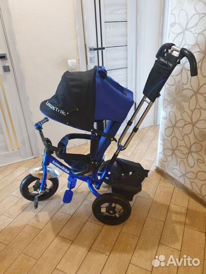 Детский велосипед с родительской ручкой