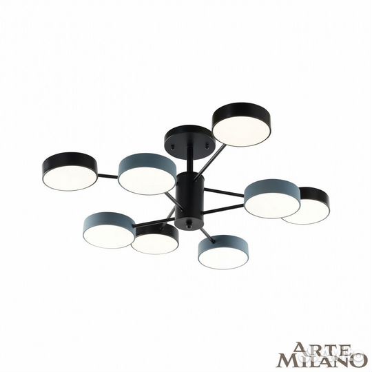 Arte Milano 250906/8B Bk/Gr светильник