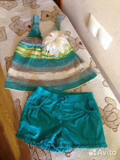 Комплект шорты и майка для девочки