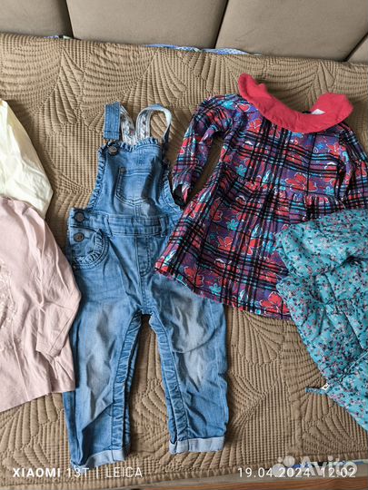 Вещи для девочки 86 размера