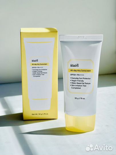 Солнцезащитный крем spf 50 dear Klairs All day