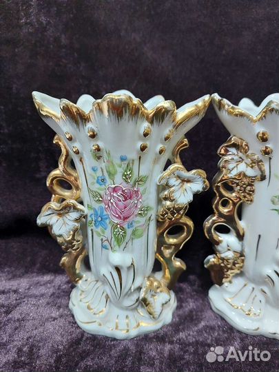 Вазы фарфоровые Европа, разных размеров