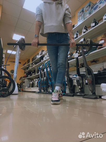 Гриф+блины 2.5 кг 2 шт +1.25 кг 2шт цн