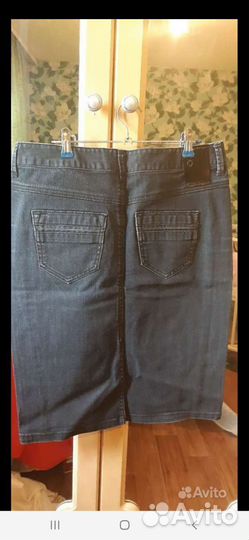 Юбка джинсовая