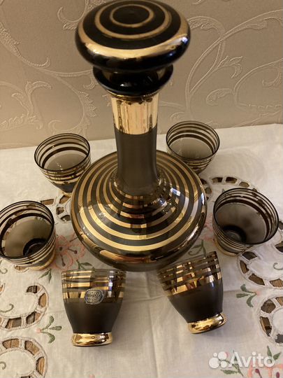 Винный набор. Bohemia, Штоф «Виноград»