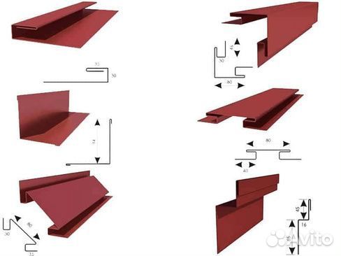 Доборные элементы для фасада и кровли