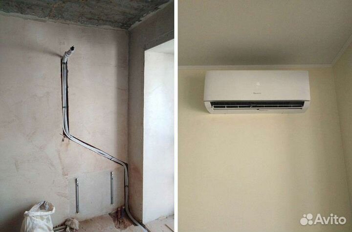 Монтаж, продажа сплит-систем, закладка трасс