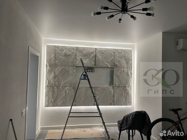 3D Гипсовые панели Скала