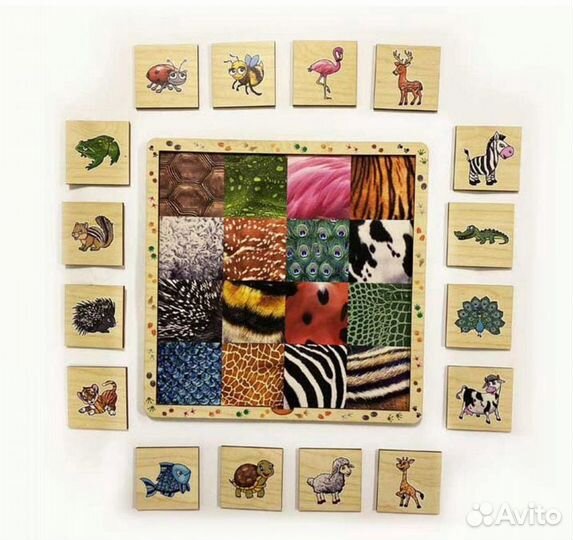 Деревянная развивающая игрушка