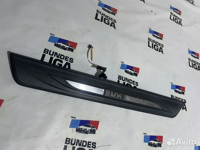Накладка порога BMW F10 с подсветкой правая