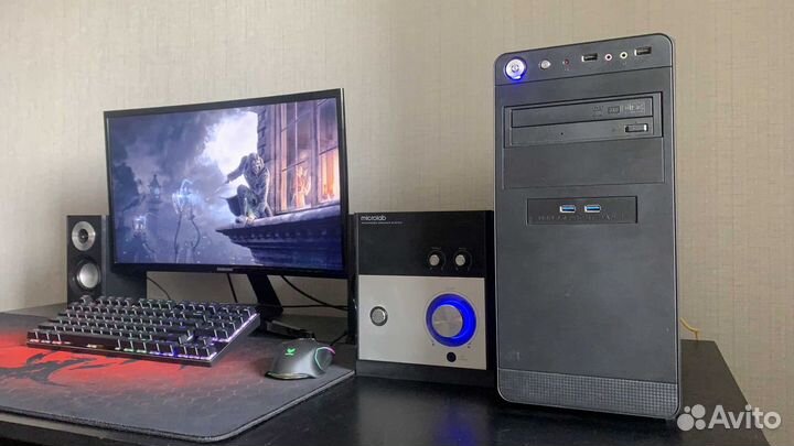 Игровой Intel i3-4160 nvidia GTX 650 4GB SSD 256GB