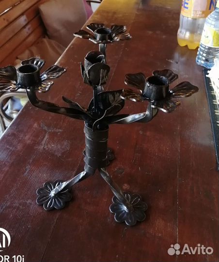 Кованые канделябры ручной работы
