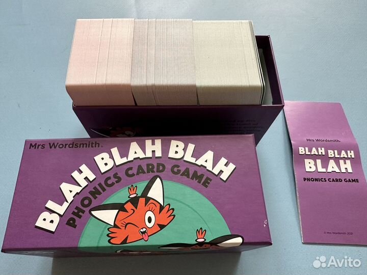 Mrs Wordsmith Blah Blah Phonics card game