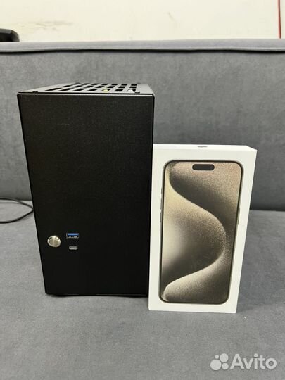 Корпус mini itx 4,7 L, райзер 4.0