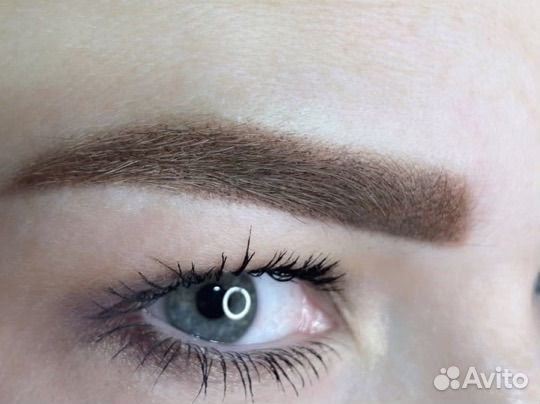 Перманентный макияж в технике пудровое напыление и