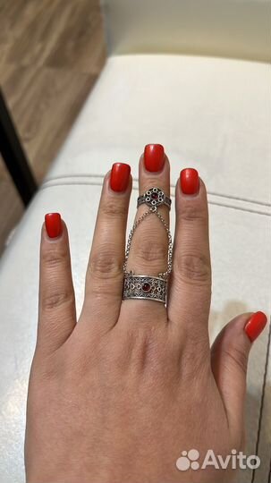 Серьги кольца серебро 925