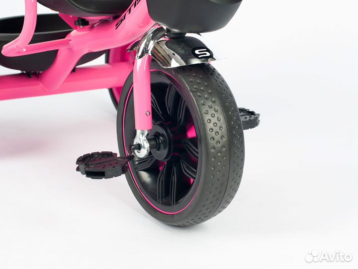 Велосипед трехколесный sitis STS148 (2023) Pink-Bl