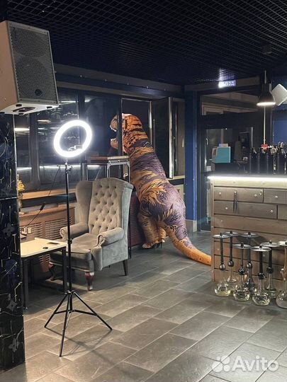 Надувной костюм динозавр