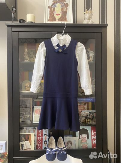 Школьный сарафан Aletta, сандалии GFF