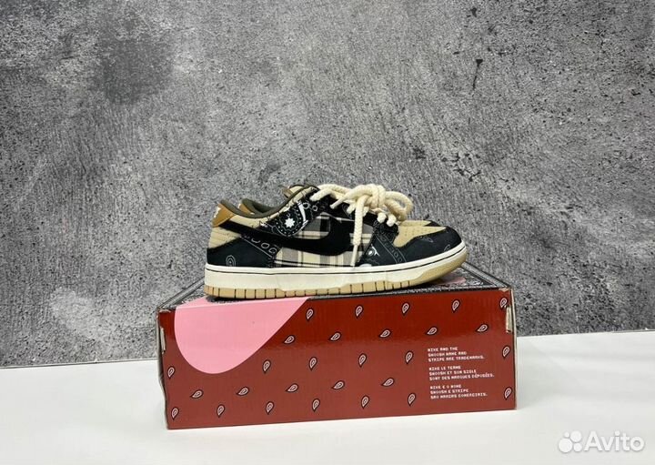 Кроссовки Nike SB dunk low x Cactus Jack Люкс