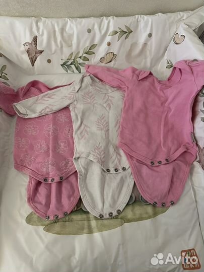 Слипы и боди на грудничка пакетом